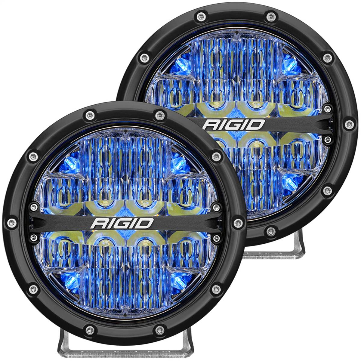 Amazon.com: RIGID INDUSTRIES - 360-Series LED Off-Road Light 6-inch Drive  Beam for Moderate Speed 20-50 MPH Plus White Backlight Pair : Automotive