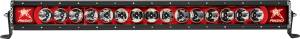 Rigid Industries - Rigid Industries RIGID Radiance Plus LED Light Bar; Broad-Spot Optic; 30 Inch With Red Backlight 230023