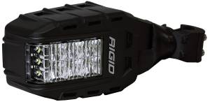 Rigid Industries - Rigid Industries RIGID Reflect Side Mirror With Integrated LED Light And Amber Side Light Pair 64011