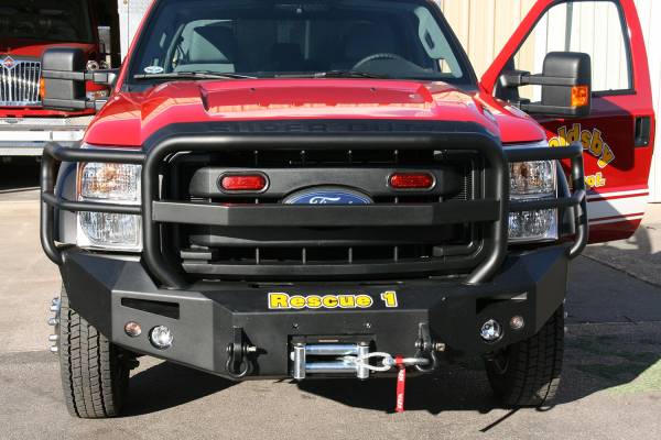 Fab Fours - Fab Fours Premium Heavy Duty Winch Front Bumper FS11-A2650-B