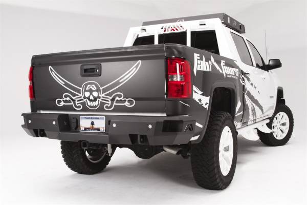 Fab Fours - Fab Fours Heavy Duty Rear Bumper CS14-W3151-B