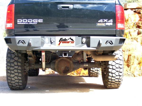 Fab Fours - Fab Fours Heavy Duty Rear Bumper DR03-W1050-1