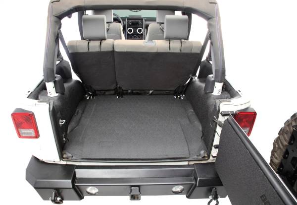 BedRug - BedRug JEEP BEDTRED 07-10 JEEP JK 2DR REAR 5PC CARGO KIT (INC TLGTE/TUB LINER) BTJK07R2