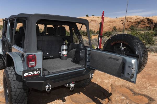 BedRug - BedRug JEEP BEDTRED 11+JK UNLTD 4DR REAR 5PC CARGO KIT (INC TLGTE/TUB LINER) BTJK11R4