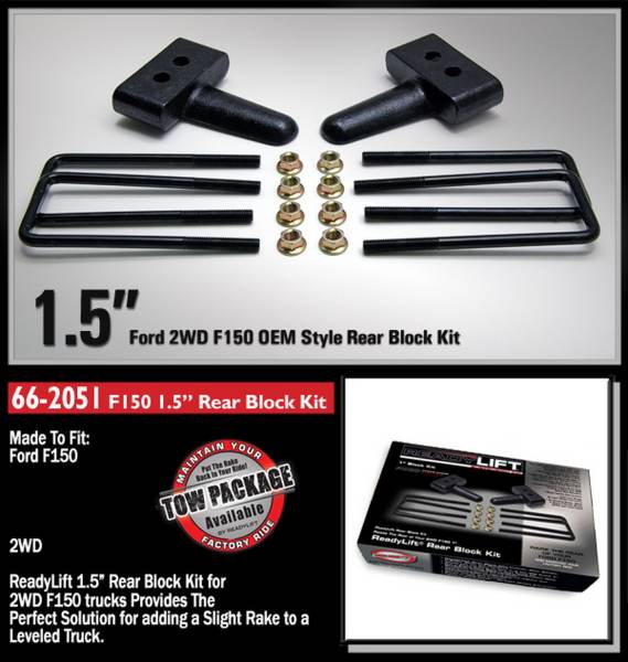 ReadyLift - ReadyLift Rear Block Kit 66-2051