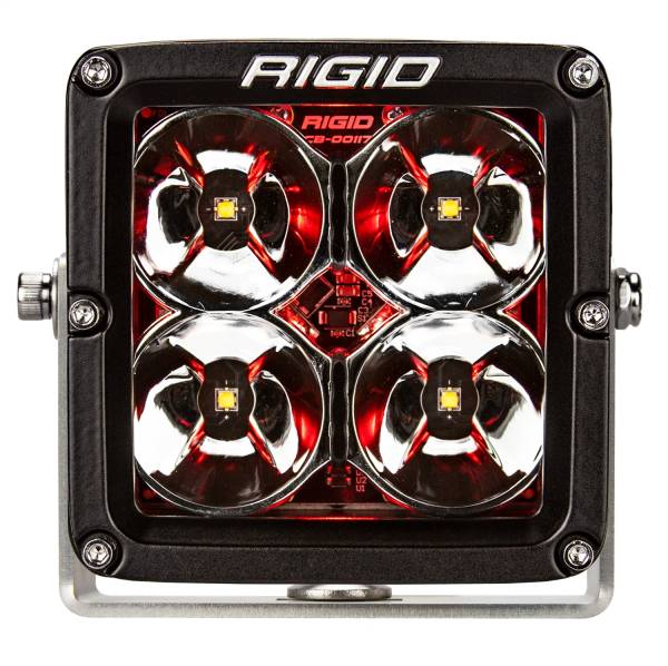 Rigid Industries - Rigid Industries RIGID Radiance Pod XL With Red Backlight; Surface Mount; Black Housing Pair 32203