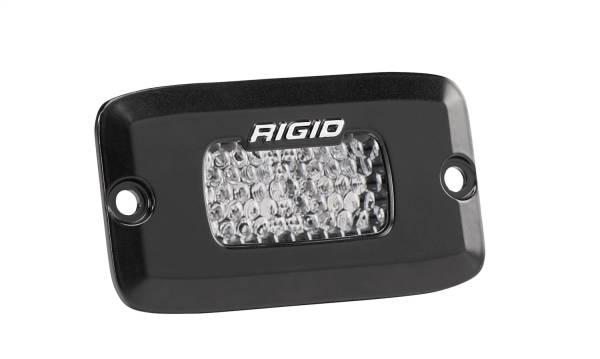 Rigid Industries - Rigid Industries RIGID SR-M Series PRO; Flood Diffused; Flush Mount; Black Housing Single 922513
