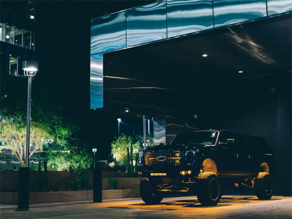 Rigid Industries - Rigid Industries RIGID Radiance Pod With Amber Backlight; Surface Mount; Black Housing Pair 20204
