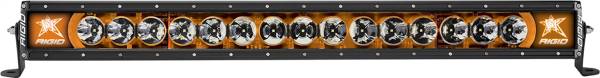 Rigid Industries - Rigid Industries RIGID Radiance Plus LED Light Bar; Broad-Spot Optic; 30Inch With Amber Backlight 230043
