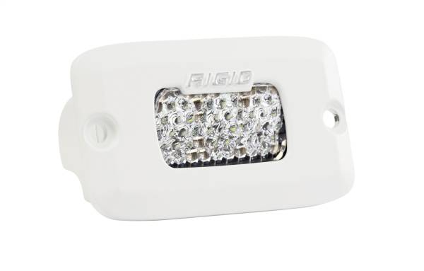 Rigid Industries - Rigid Industries RIGID SR-M Series PRO; Flood Diffused; Flush Mount; White Housing Single 962513