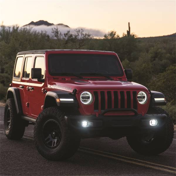 Rigid Industries - Rigid Industries RIGID 2018-2020 Jeep JL Sport/Sport S Fog Mounts W/360-Series SAE 4 Inch White 37108