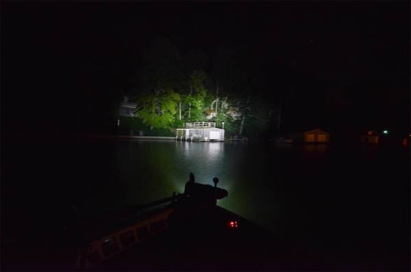 Rigid Industries - Rigid Industries RIGID Minn Kota Fortrex Trolling Motor Mount LED Light Kit; Includes SR-M PRO 400033