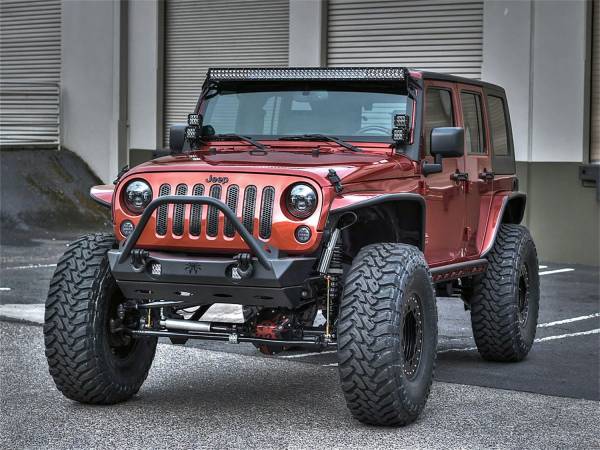 Rigid Industries - Rigid Industries RIGID 2007-2017 Jeep JK Brow Mount; Fits 50 Inch E-Series; SR-Series Or Radiance 40131