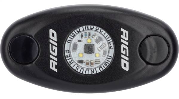 Rigid Industries - Rigid Industries RIGID A-Series LED Light; Low Power; Amber; Black Housing Single 480343