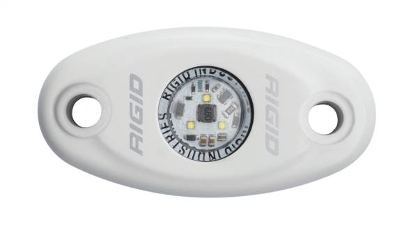 Rigid Industries - Rigid Industries RIGID A-Series LED Light; Low Power; Cool White; White Housing Single 480153
