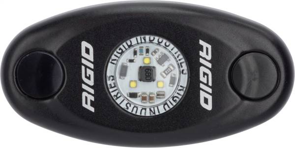 Rigid Industries - Rigid Industries RIGID A-Series LED Light; High Power; Amber; Black Housing Single 480333