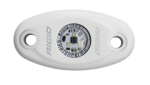 Rigid Industries - Rigid Industries RIGID A-Series LED Light; High Power; Cool White; White Housing Single 480213