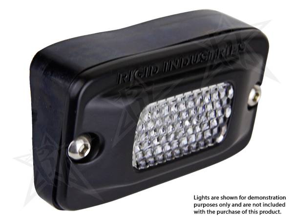 Rigid Industries - Rigid Industries RIGID SR-M Series 15 Degree Up Or Down Angled Flush Mount Gasket; Black 49001