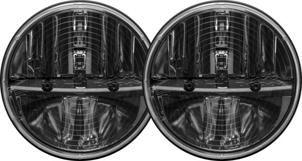 Rigid Industries - Rigid Industries RIGID 7 Inch Round Heated Headlight Kit With PWM Adaptor Pair 55004