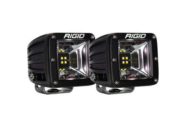 Rigid Industries - Rigid Industries RIGID Radiance Scene Light W/White Backlight; Surface Mount; Black Housing Pair 68200