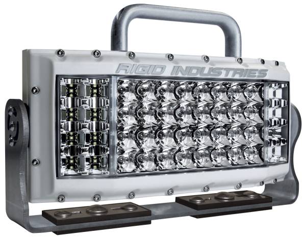 Rigid Industries - Rigid Industries RIGID Site Series DC Low Voltage; 80/40 And Spot Optics; White Housing Single 74131
