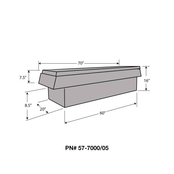 Westin - Westin HDX Full Size Crossover Tool Box 57-7000