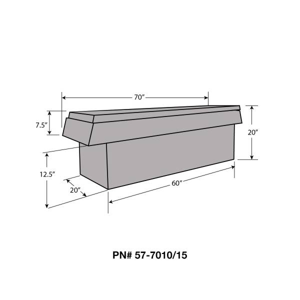 Westin - Westin HDX Full Size Crossover Tool Box 57-7015