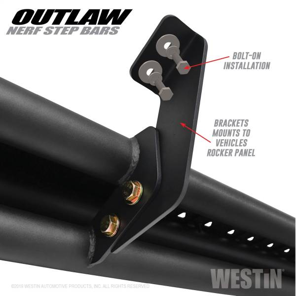 Westin - Westin Outlaw Nerf Step Bars 58-53935