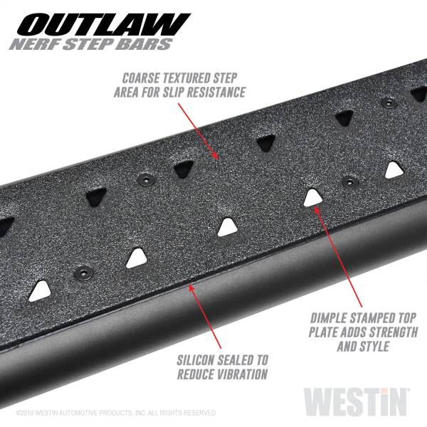 Westin - Westin Outlaw Nerf Step Bars 58-54135