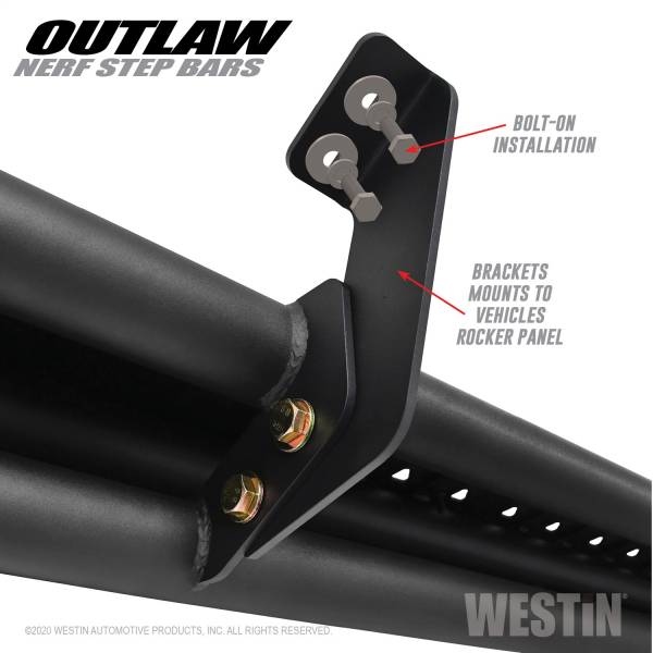 Westin - Westin Outlaw Nerf Step Bars 58-54165