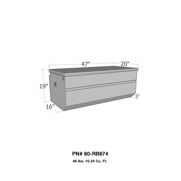 Westin - Westin Brute Chest Tool Box 80-RB674