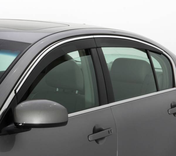 Auto Ventshade (AVS) - Auto Ventshade (AVS) LOW-PROFILE VENTVISR 4PC SMOKE WITH CHROME TRIM 794060