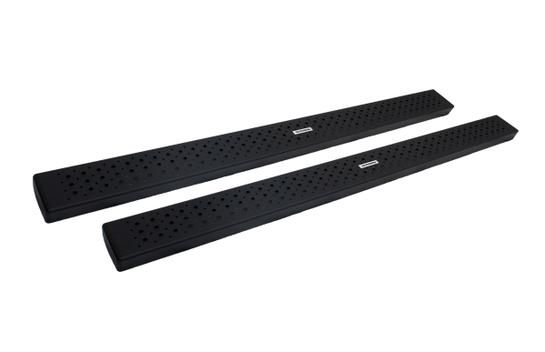 Go Rhino - Go Rhino HD OE Xtreme Side Steps, 80" Long, 1 Pair, Black Powdercoat 660380T
