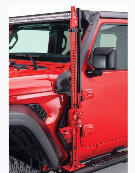 Go Rhino - Go Rhino Front Driver Side Exterior Jack Mount for Jeep Wrangler JL, JLU & GLADIATOR JT  701001T