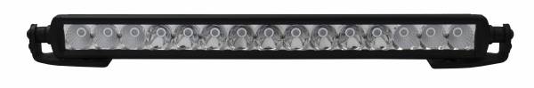 Go Rhino - Go Rhino Jeep Wrangler JL, JLU & JT Center Hood Mount 20" Single Row LED Bar  732210T