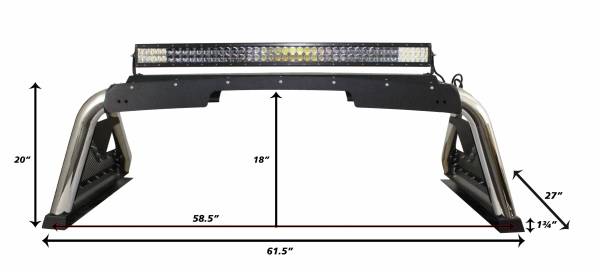 Go Rhino - Go Rhino Sport Bar 2.0 Complete Kit 915600PS