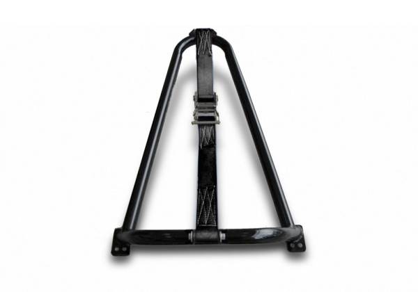 N-Fab - N-Fab Gloss Black Bed Mounted Tire Carrier w/ Black Strap BM1TCBK