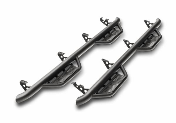 N-Fab - N-Fab Podium LG - Cab Len (2 Steps) - 15-21 F150 SuperCab/17-21 F250/350 SuperCb-TXBlk HPF1777QC-TX