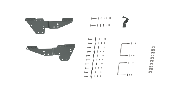 B&W Trailer Hitches - B&W Trailer Hitches Custom Installation Kit For Universal Mounting Rails For Some Ford Trucks RVK2500