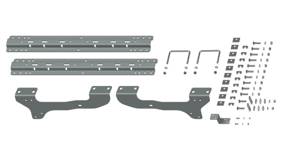 B&W Trailer Hitches - B&W Trailer Hitches Custom Installation Kit For Universal Mounting Rails For Some GM Trucks RVK2503