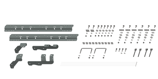 B&W Trailer Hitches - B&W Trailer Hitches Custom Installation Kit For Universal Mounting Rails For Some RAM Trucks RVK2604