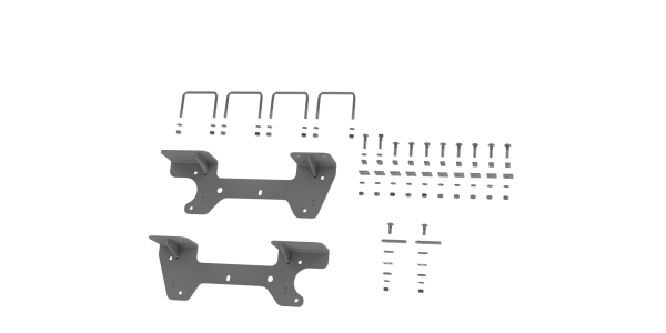 B&W Trailer Hitches - B&W Trailer Hitches Custom Installation Brackets For Universal Mounting Rails For Some GM Trucks RVR2504