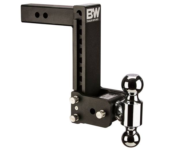 B&W Trailer Hitches - B&W Trailer Hitches 2" Shank Black Powder-Coat Tow & Stow TS10043B