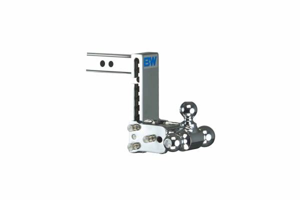 B&W Trailer Hitches - B&W Trailer Hitches 10" Chrome T&S, Tri-Ball-Boxed TS10049C