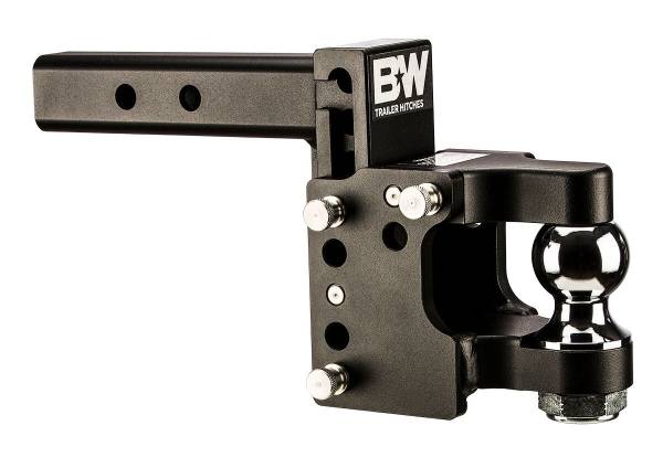 B&W Trailer Hitches - B&W Trailer Hitches 8" Blk T&S, 2" Ball Pintle TS10055