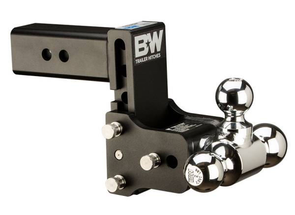 B&W Trailer Hitches - B&W Trailer Hitches 2.5 Model 8 Blk T&S Tri Ball TS20048B