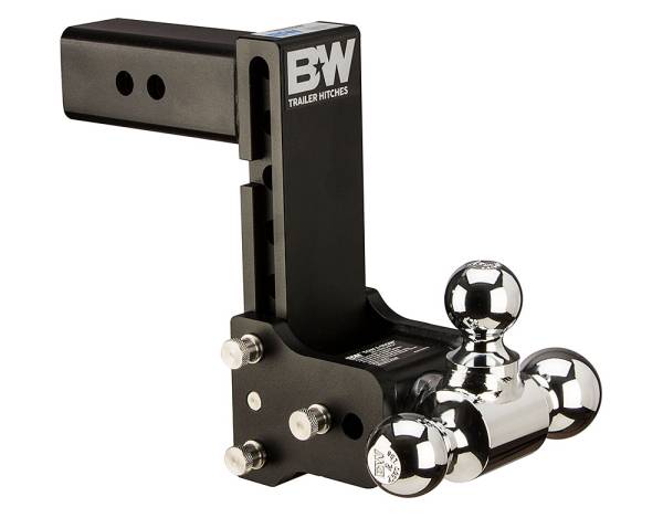 B&W Trailer Hitches - B&W Trailer Hitches 2.5 Model 10 Blk T&S Tri Ball TS20049B