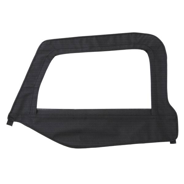 Smittybilt - Smittybilt Soft Top - Door Skin W/ Frame - Driver Side - Black Diamond 79435