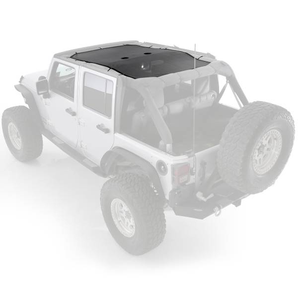 Smittybilt - Smittybilt 07 - 18 JEEP WRANGLER JK 4-DOOR CLOAK EXTENDED MESH TOP 95500