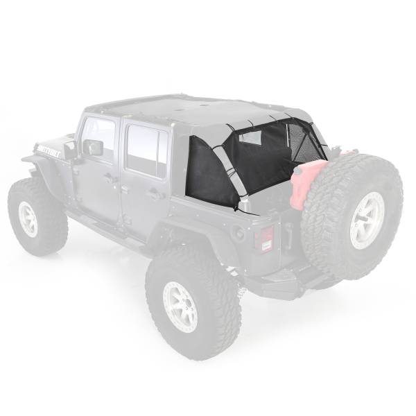 Smittybilt - Smittybilt 07 - 18 JEEP WRANGLER JK 4-DOOR CLOAK EXTENDED MESH SIDES/REAR 95501